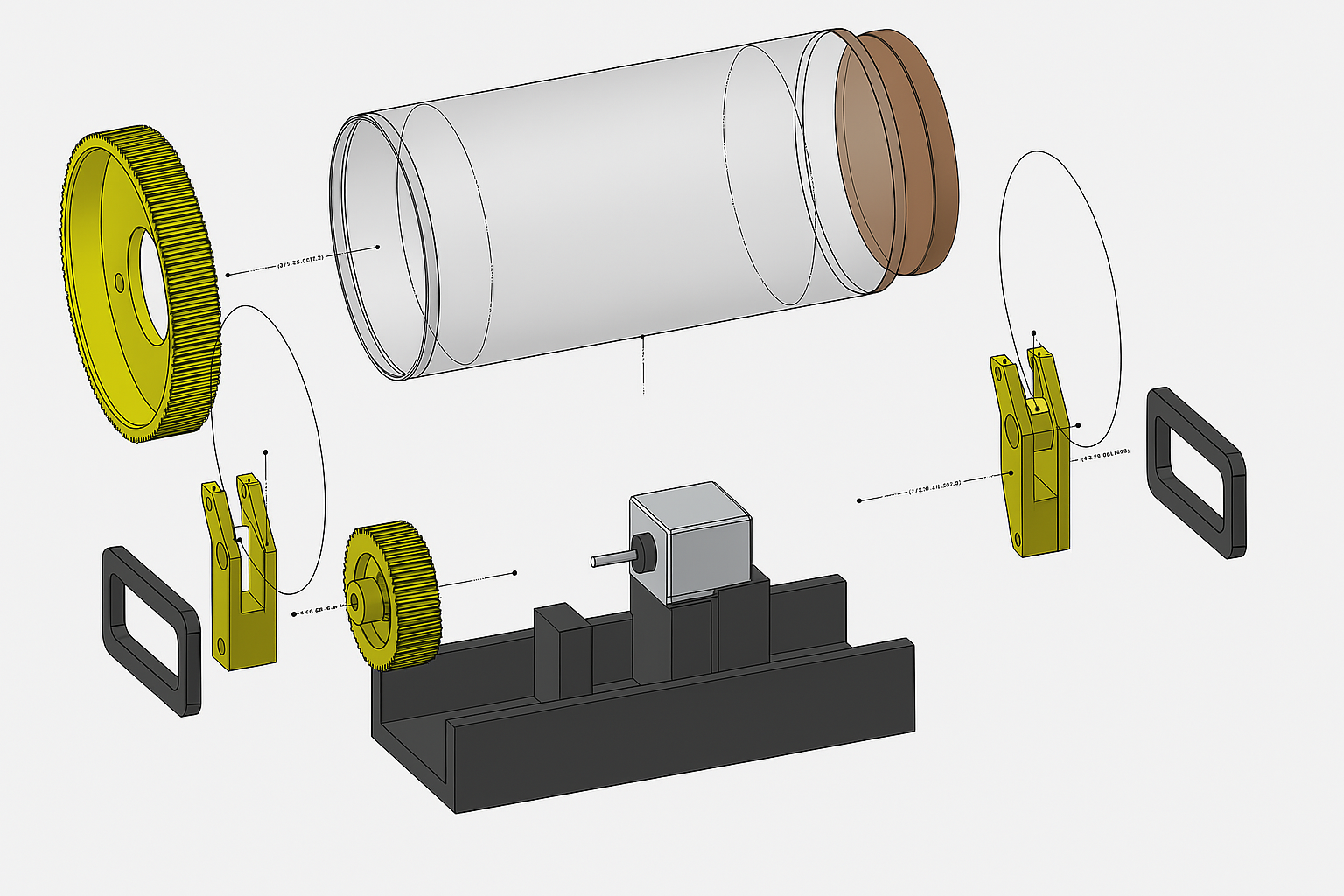 Modélisation 3D Modélisation vue éclatée